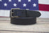 Black Full Grain Leather Belt English Point Tip